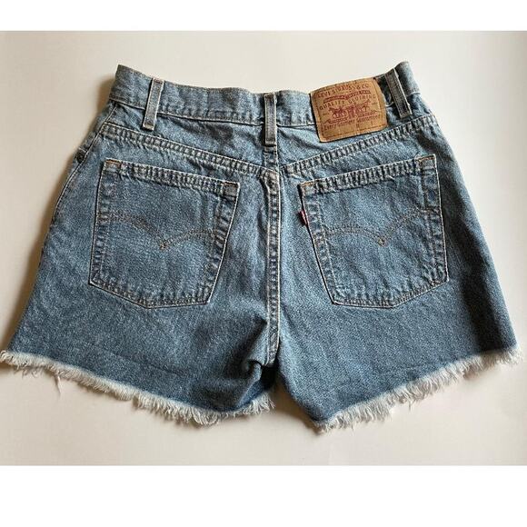 Vintage 90s Levi's Denim Shorts‎ Size 8 Mis - Picture 6 of 7